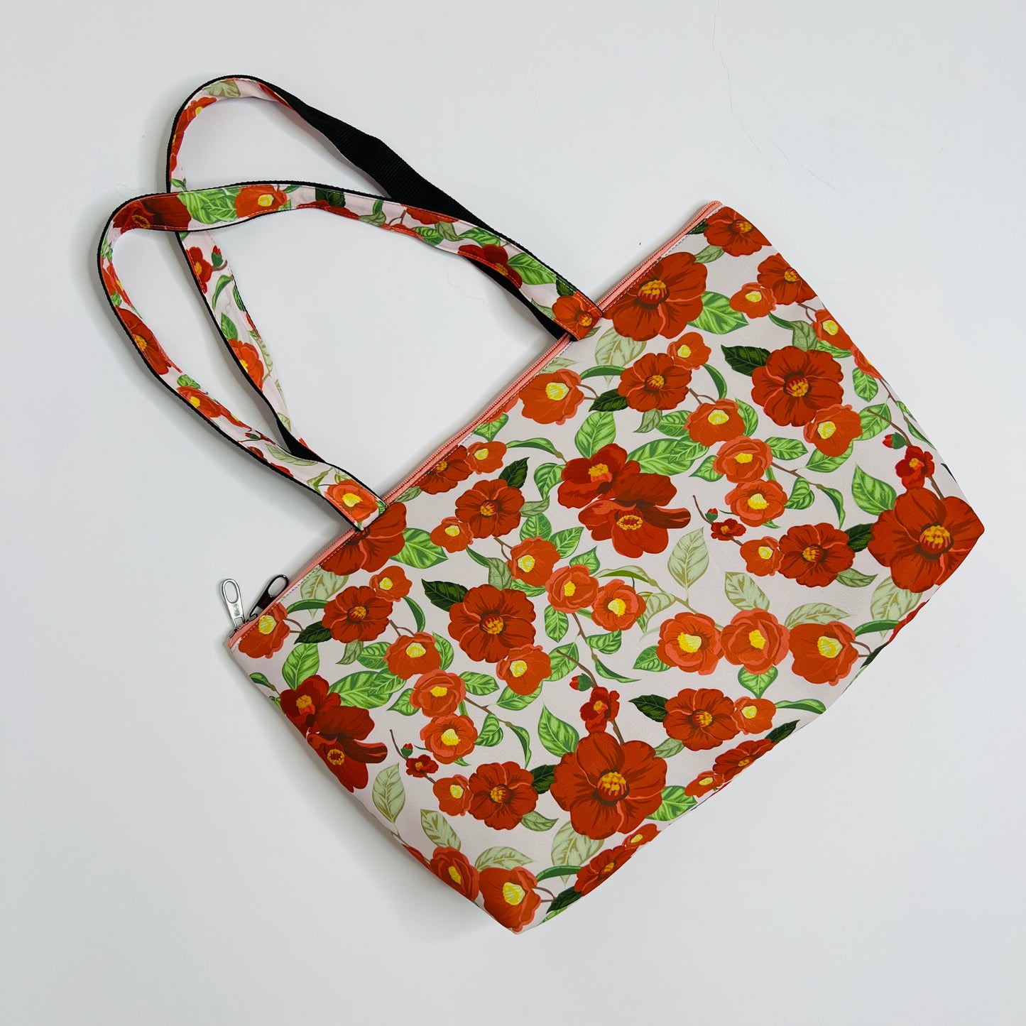 PINK RED TOTE BAG