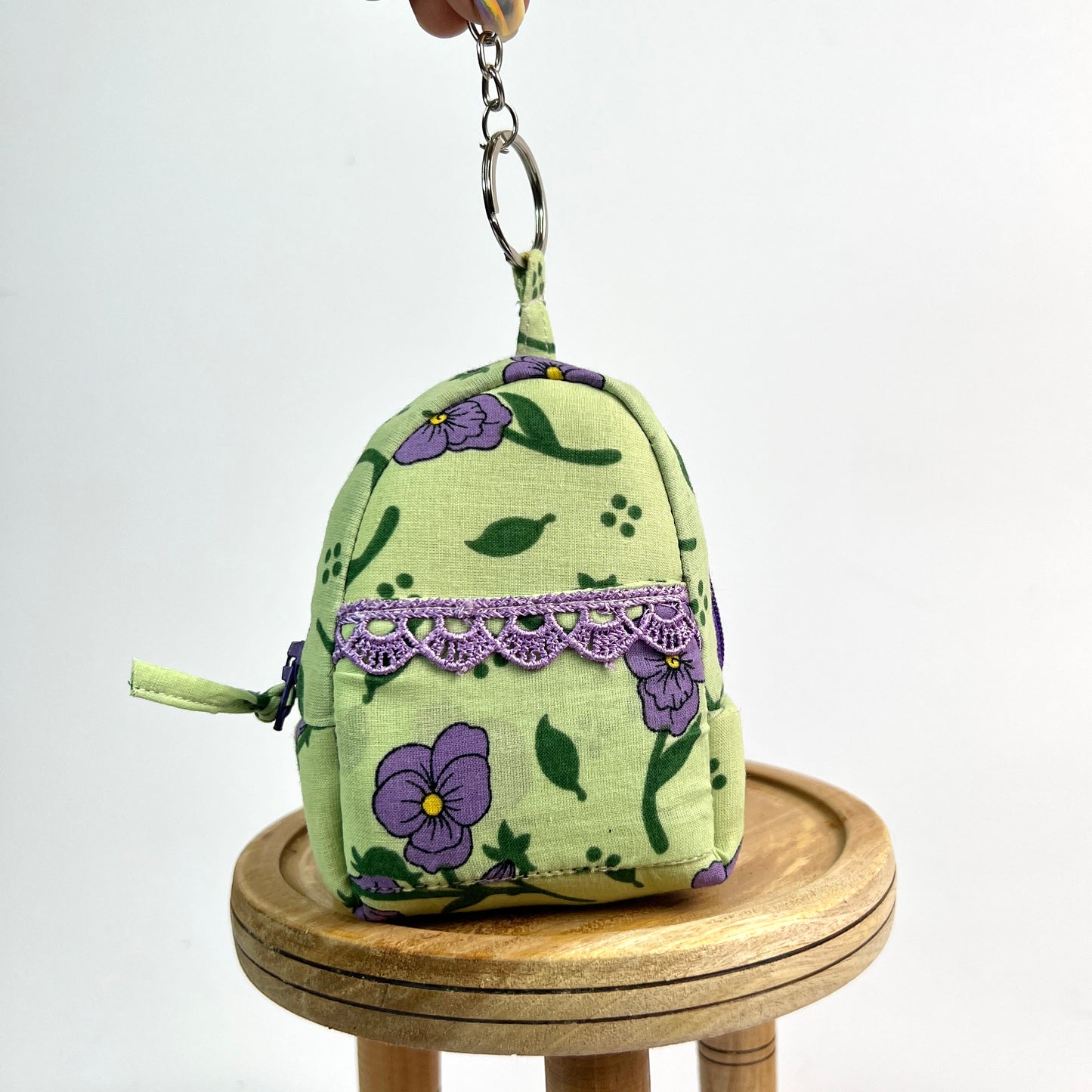 Purple Key Charm