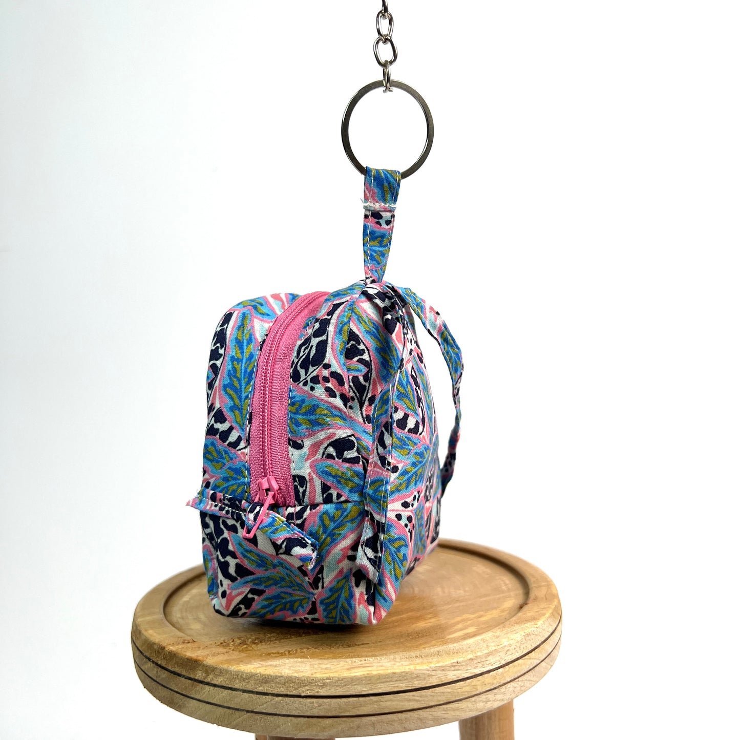 Blue Pink Key Charm