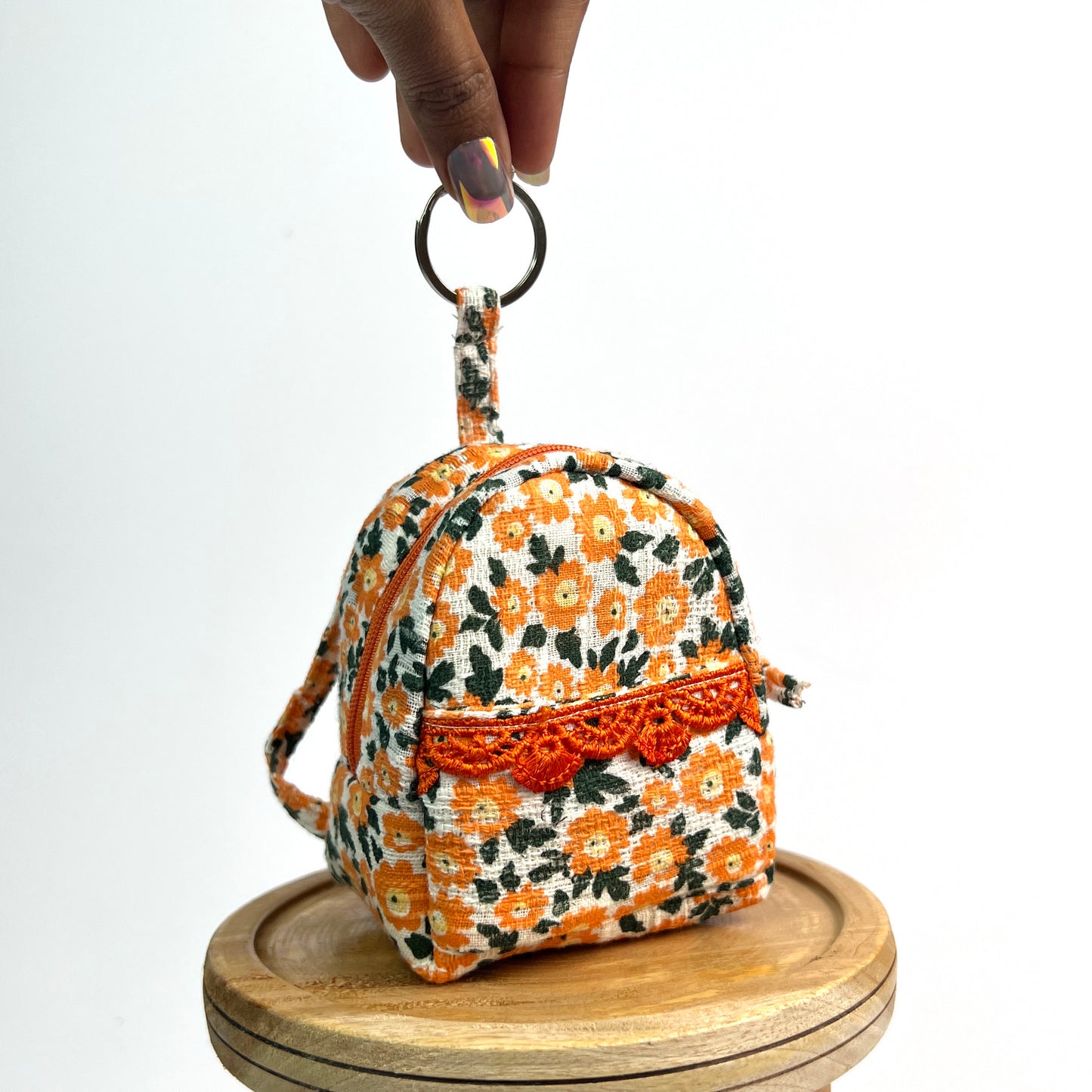 Orange Key-Charm