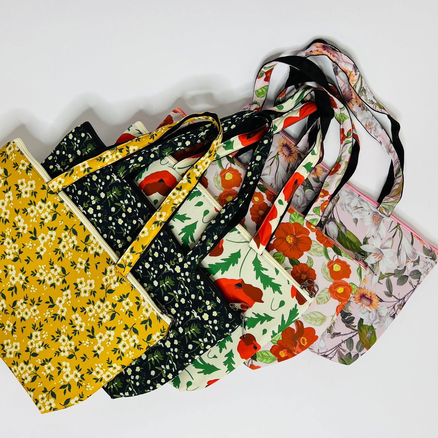 PINK RED TOTE BAG